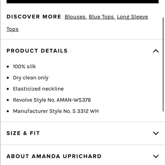 Amanda Uprichard Printed Top 100% silk Size S - Picture 11 of 13